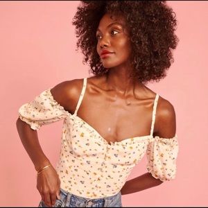 MOVING SALE - NWT Kit Top - Reformation - Winnie 6